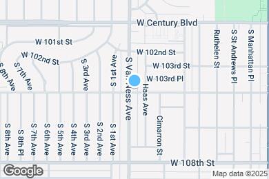 Map image of the property - 2145 W 104th St