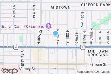 Map image of the property - 138 N 38th Ave