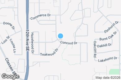 Map image of the property - 1705 Concord Dr