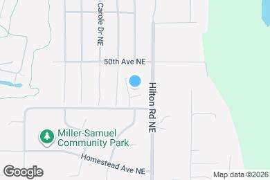 Map image of the property - 8938 49th Ct NE