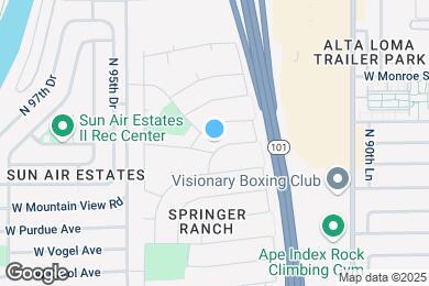 Map image of the property - 9316 W Cinnabar Ave