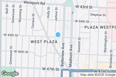 Map image of the property - 1011 W 45th St