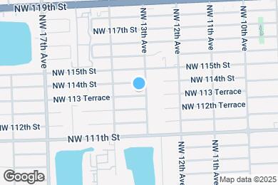 Map image of the property - 1315 NW 113 Terrace