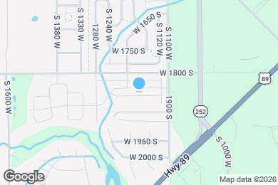 Map image of the property - 1173 W 1870 S