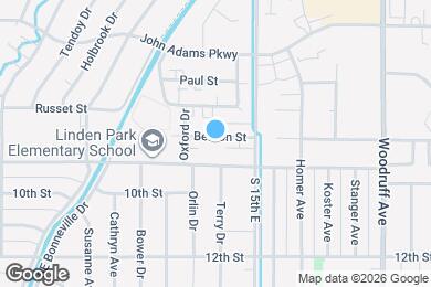 Map image of the property - 1420 Benton St