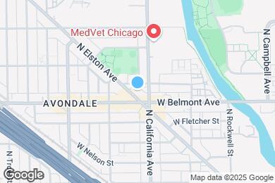 Map image of the property - 3215 N Elston Ave