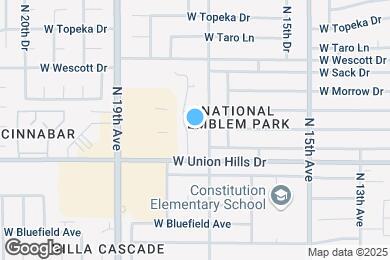 Map image of the property - 1750 W Union Hills Dr
