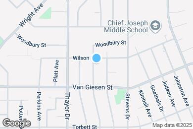 Map image of the property - 1614 Marshall Ave