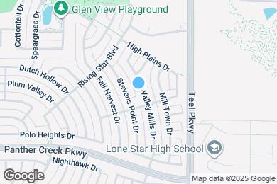 Map image of the property - 13977 Valley Mills Dr