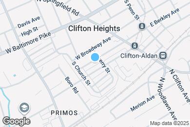 Map image of the property - 116 W Berkley Ave