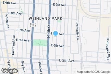 Map image of the property - 1287 N 5th St