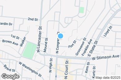 Map image of the property - 128 N Congress St