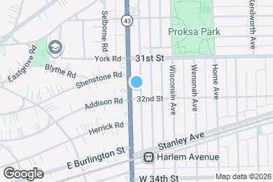 Map image of the property - 3139 S Harlem Ave