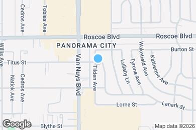 Map image of the property - 8156 Tilden Ave