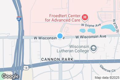 Map image of the property - 9155 W Wisconsin Ave