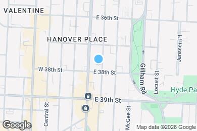 Map image of the property - 3736 Walnut St
