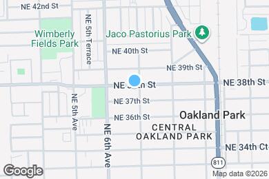 Map image of the property - 770 NE 38th St