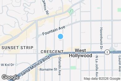 Map image of the property - 1221 N Kings Rd