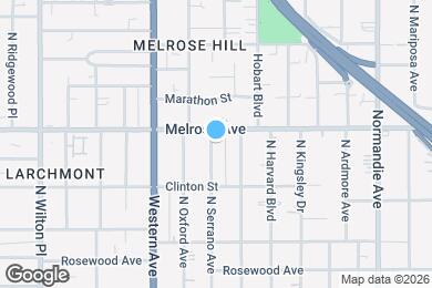 Map image of the property - 646 Serrano Ave
