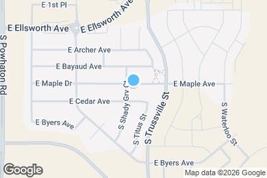 Map image of the property - 27210 E Maple Ave