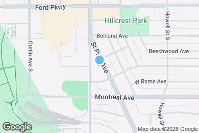 Map image of the property - 877 St Paul Ave