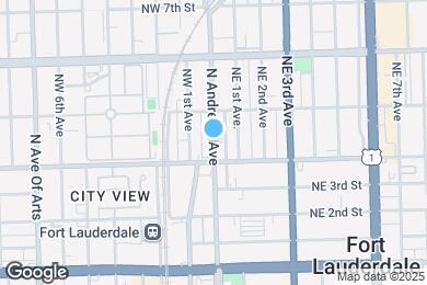 Map image of the property - 435 N Andrews Ave