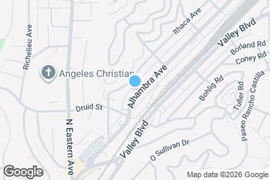 Map image of the property - 5039 Alhambra Ave