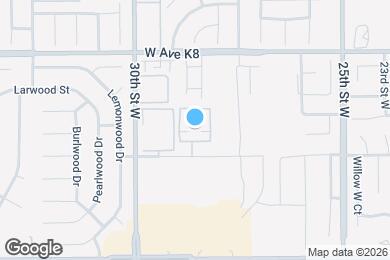 Map image of the property - 2833 W Avenue K12
