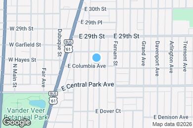 Map image of the property - 2702 LeClaire St