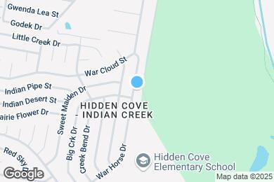 Map image of the property - 4826 War Horse Dr