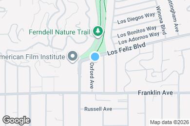 Map image of the property - 2026 N Oxford Ave