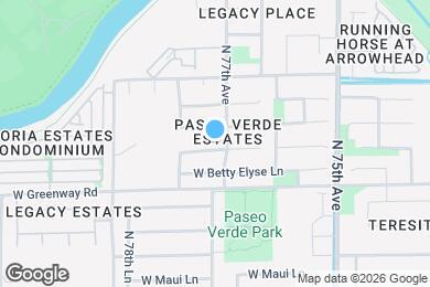 Map image of the property - 7720 W Karen Lee Ln