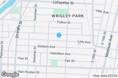 Map image of the property - 121 12th Ave