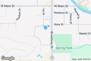 Map image of the property - 415 3rd St