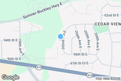 Map image of the property - 9409 202nd Ave E