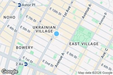 Map image of the property - 407 E 6th St