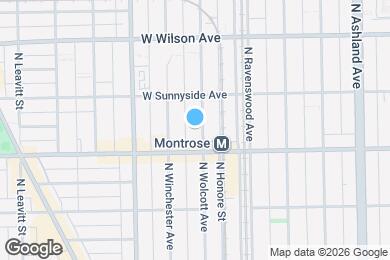 Map image of the property - 4430 N Wolcott Ave