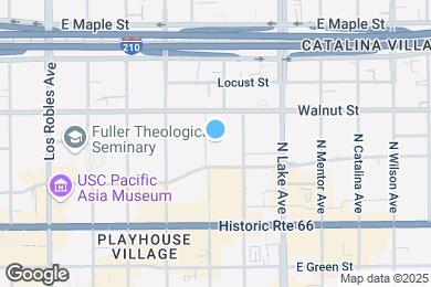 Map image of the property - 128 N Oak Knoll Ave