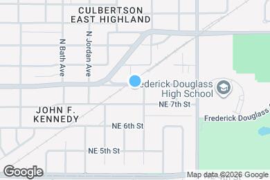 Map image of the property - 1706 NE 8th St