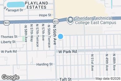 Map image of the property - 2200 N 55th Ave