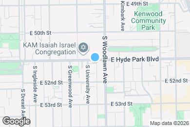 Map image of the property - 1137 E Hyde Park Blvd