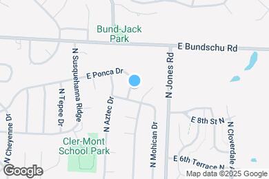 Map image of the property - 19246 E Ponca Dr
