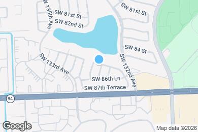 Map image of the property - 8520 SW 133rd Ave