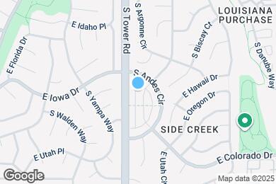Map image of the property - 1625 S Andes Way