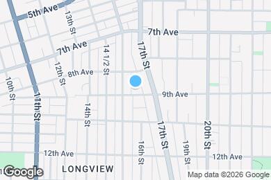 Map image of the property - 1517 9th Ave