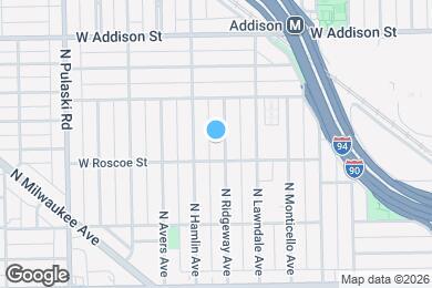 Map image of the property - 3414 N Ridgeway Ave