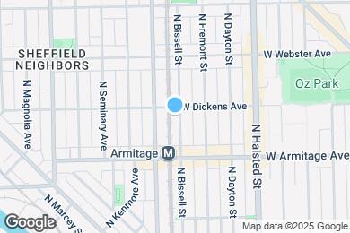 Map image of the property - 2050 N Bissell St