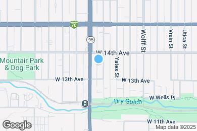 Map image of the property - 1355 Zenobia St