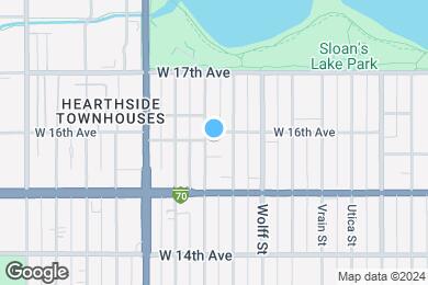 Map image of the property - The Elements at Sloans Lake