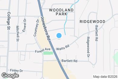 Map image of the property - 1117 Delores Way